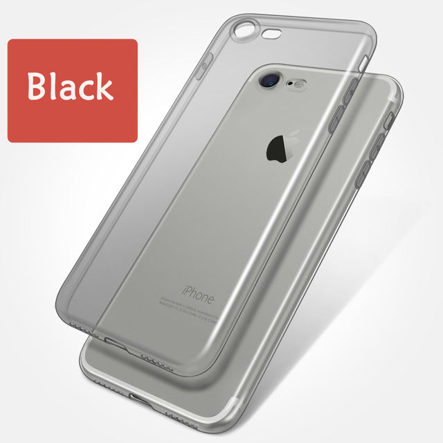 Durable Ultra Thin Clear Silicon Esamday Case For iPhone 5 up to iPhone X FREE+SHIPPING