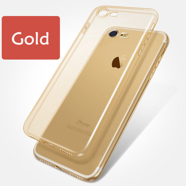 Durable Ultra Thin Clear Silicon Esamday Case For iPhone 5 up to iPhone X FREE+SHIPPING