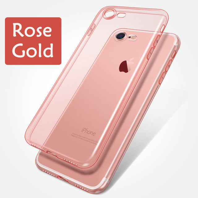 Durable Ultra Thin Clear Silicon Esamday Case For iPhone 5 up to iPhone X FREE+SHIPPING