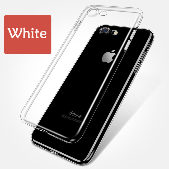Durable Ultra Thin Clear Silicon Esamday Case For iPhone 5 up to iPhone X FREE+SHIPPING